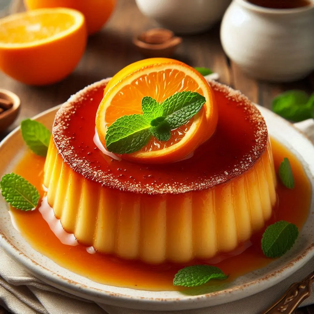 Do You Have 1 Orange And milk ? Make This Delicious Orange Flan! 