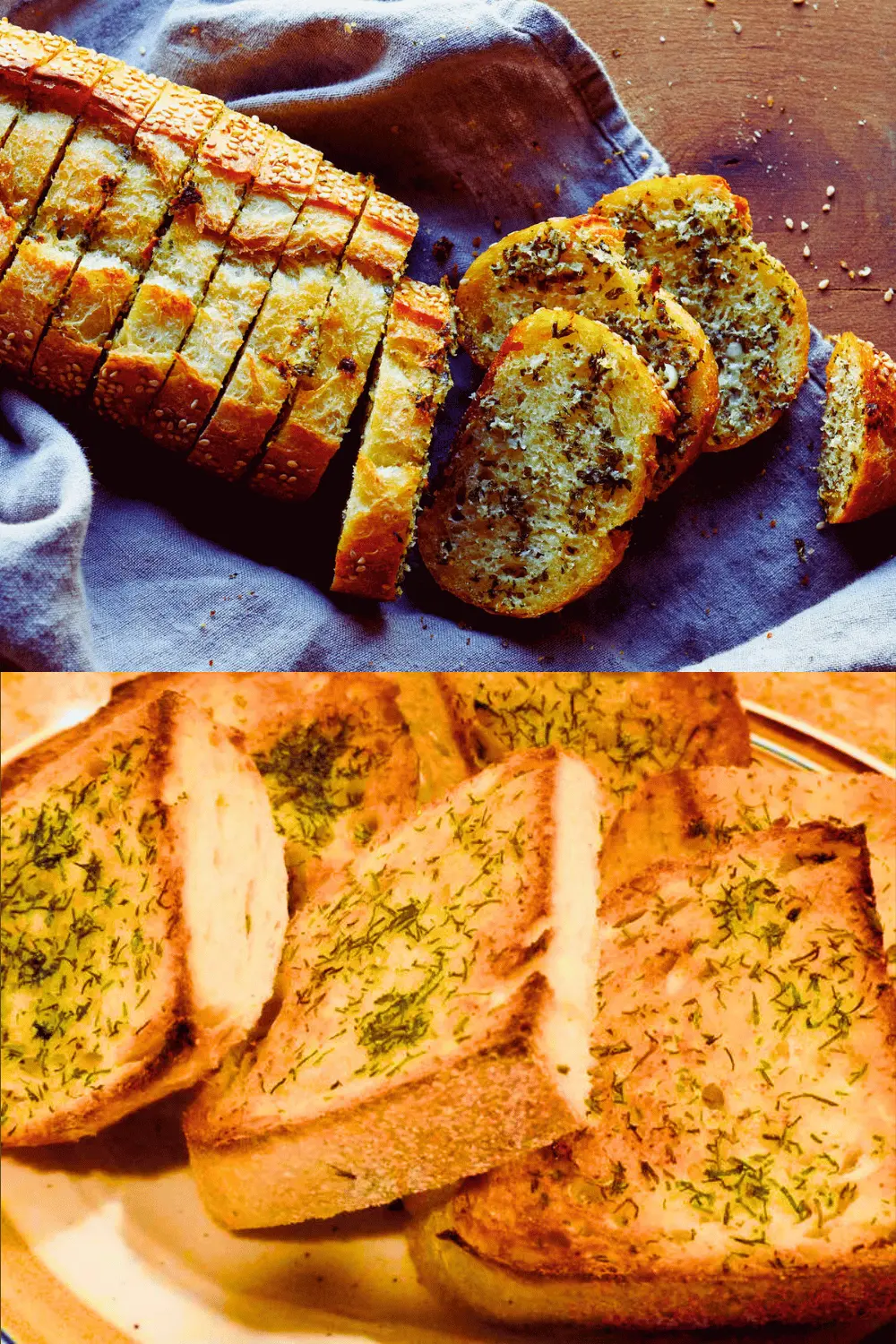 What is the difference between garlic bread and garlic toast?