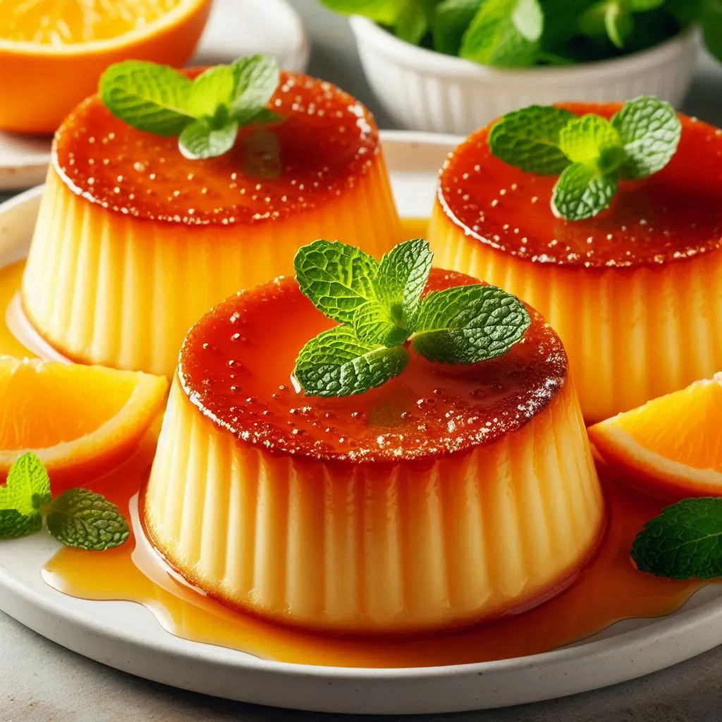 Do You Have 1 Orange And milk ? Make This Delicious Orange Flan! 