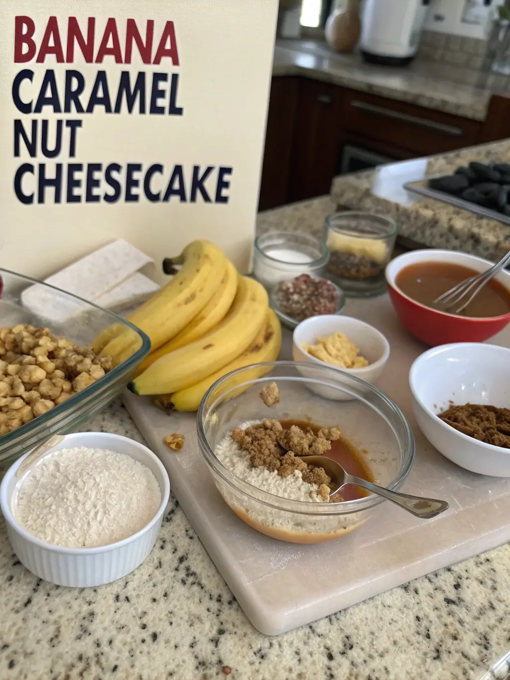 Banana Caramel Nut Cheesecake 9 Ingredients For The Best Flavor