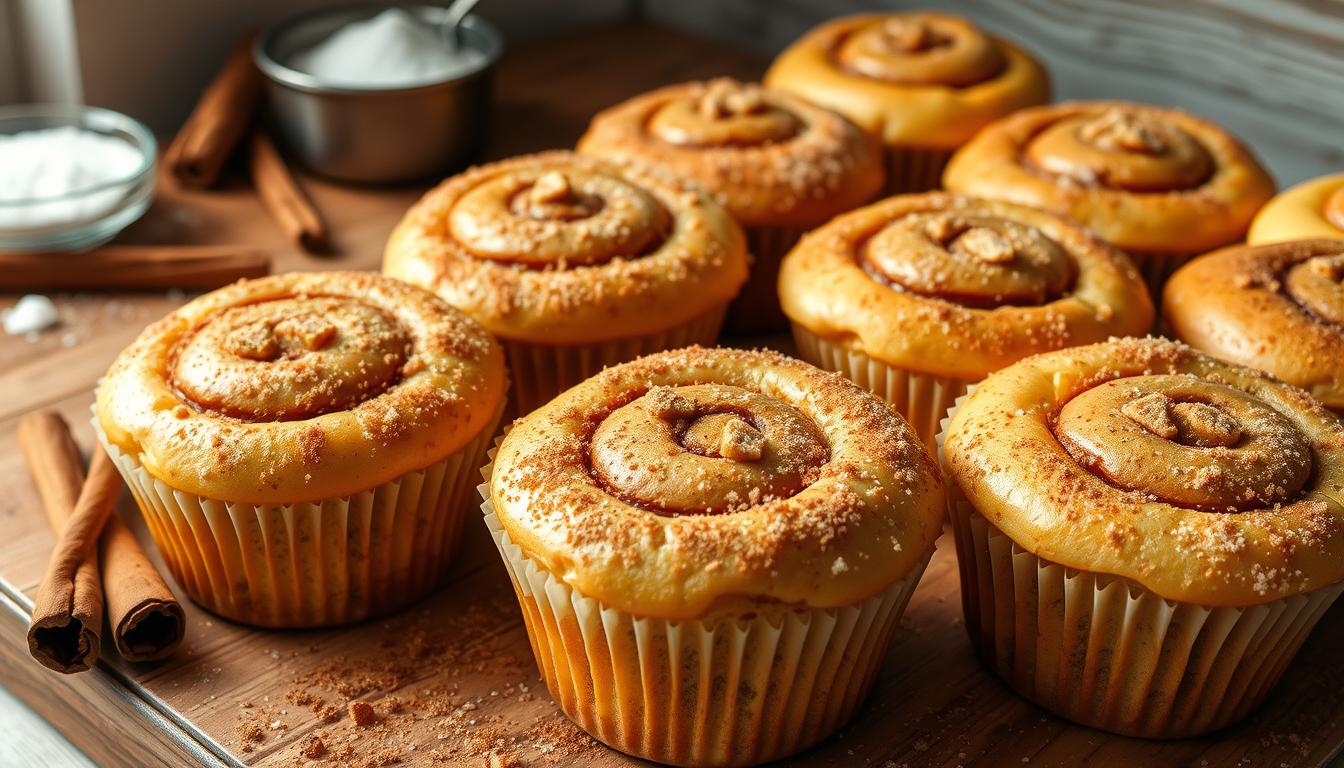 Cinnamon Sugar Swirl Muffins