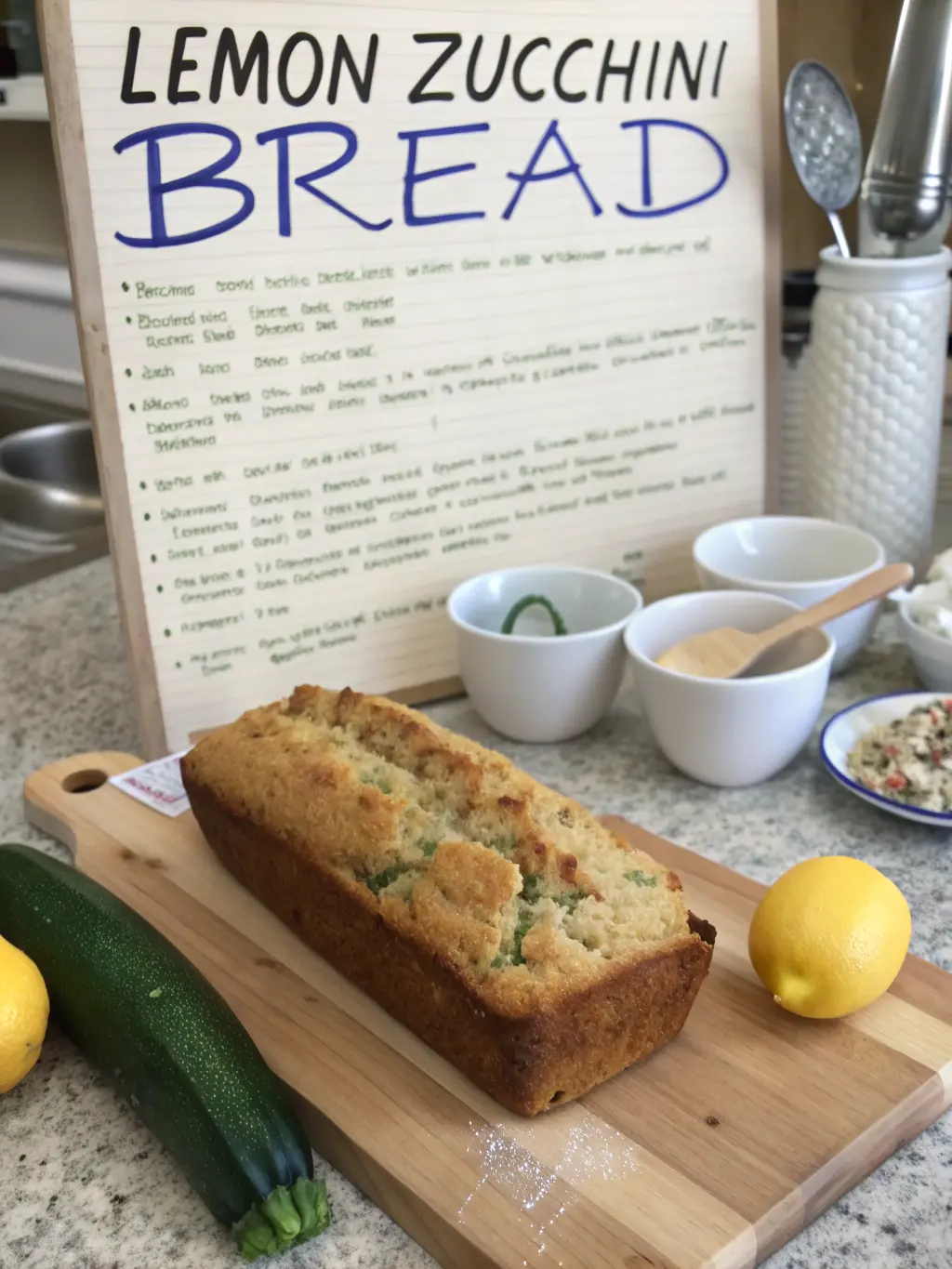Lemon Zucchini Bread How To Bake It In 5 Easy Steps