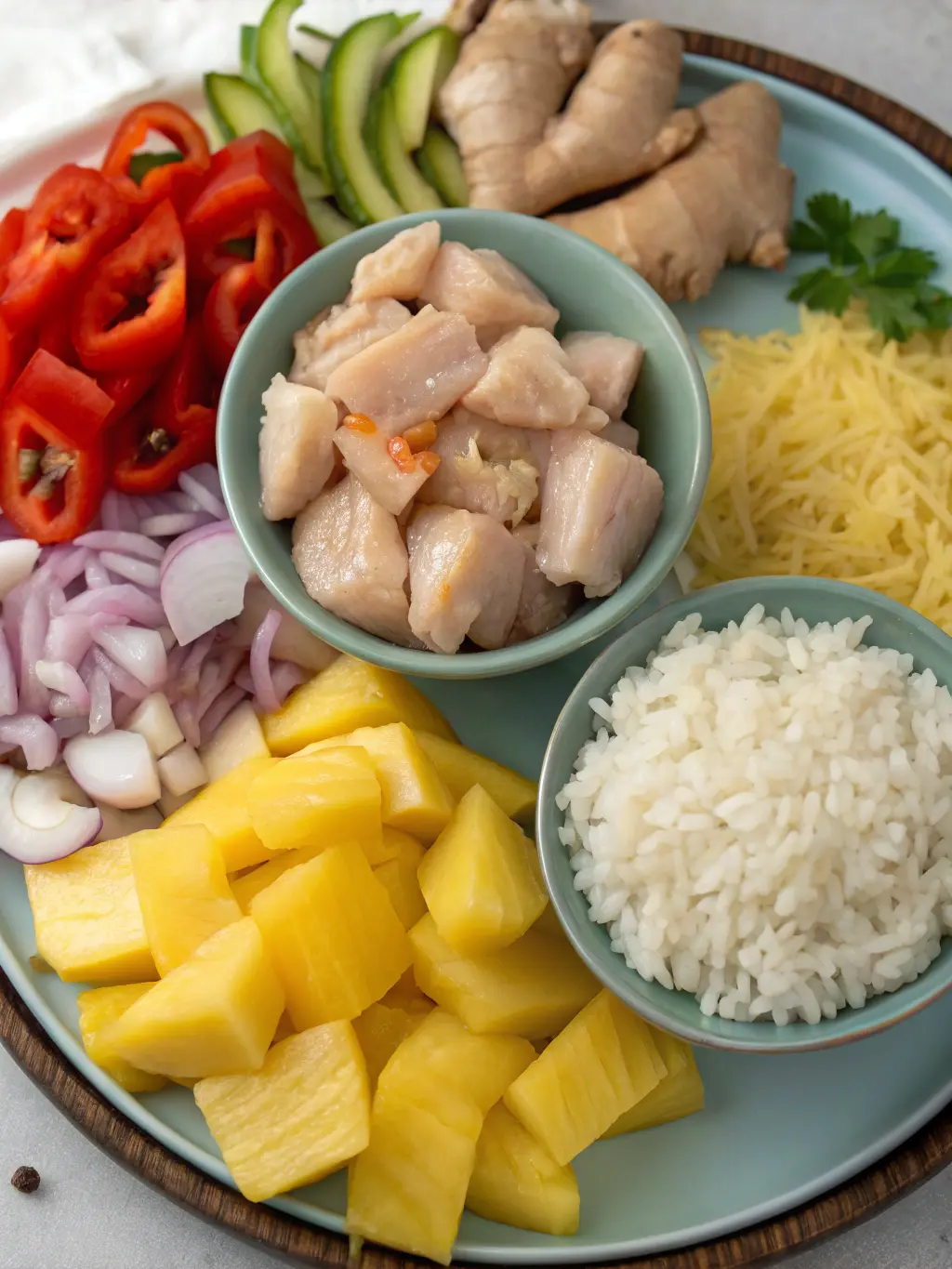 Pineapple Chicken and Rice : Easy Tropical Dinner in 30 Minutes