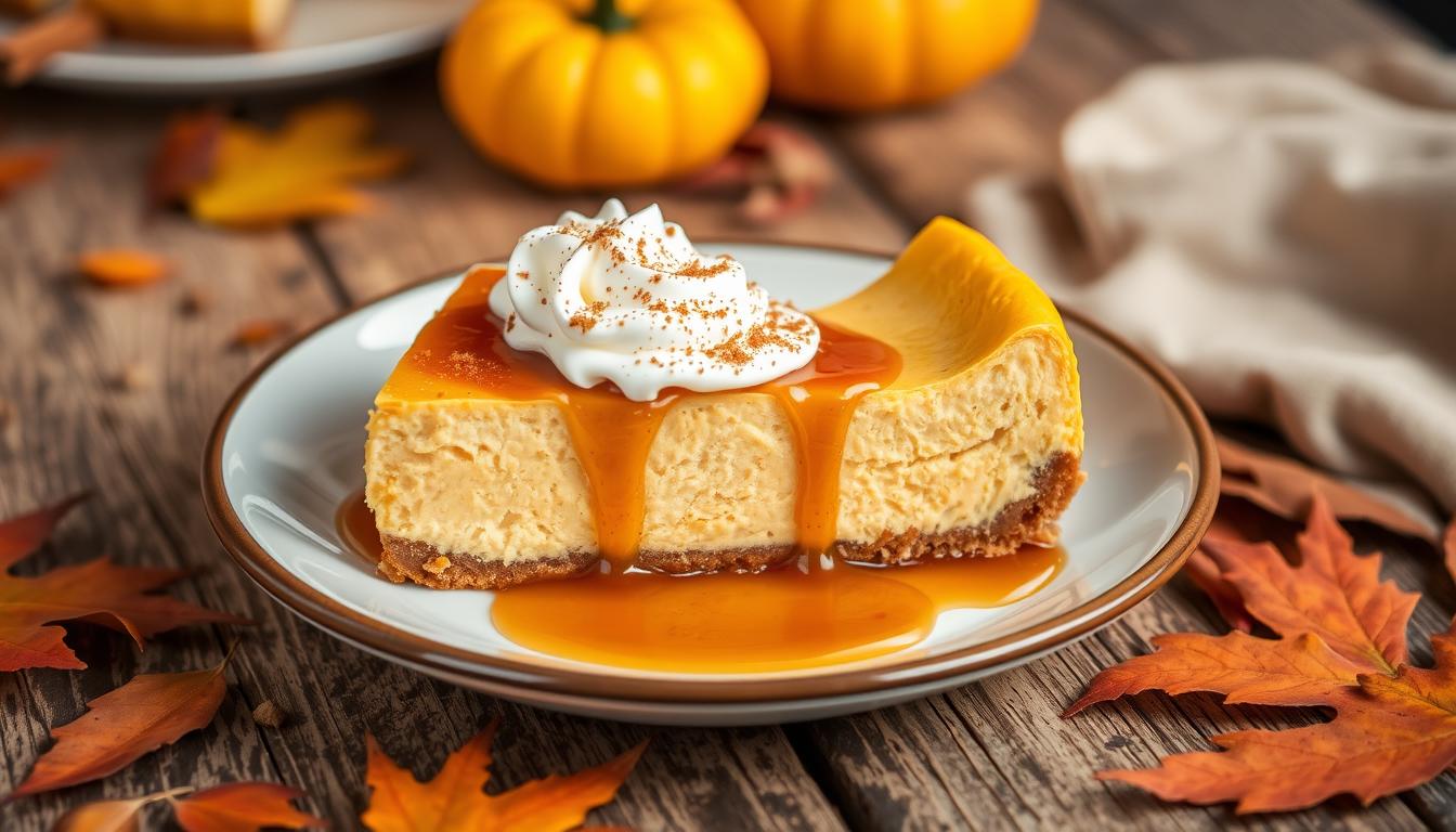 Pumpkin Caramel Cheesecake