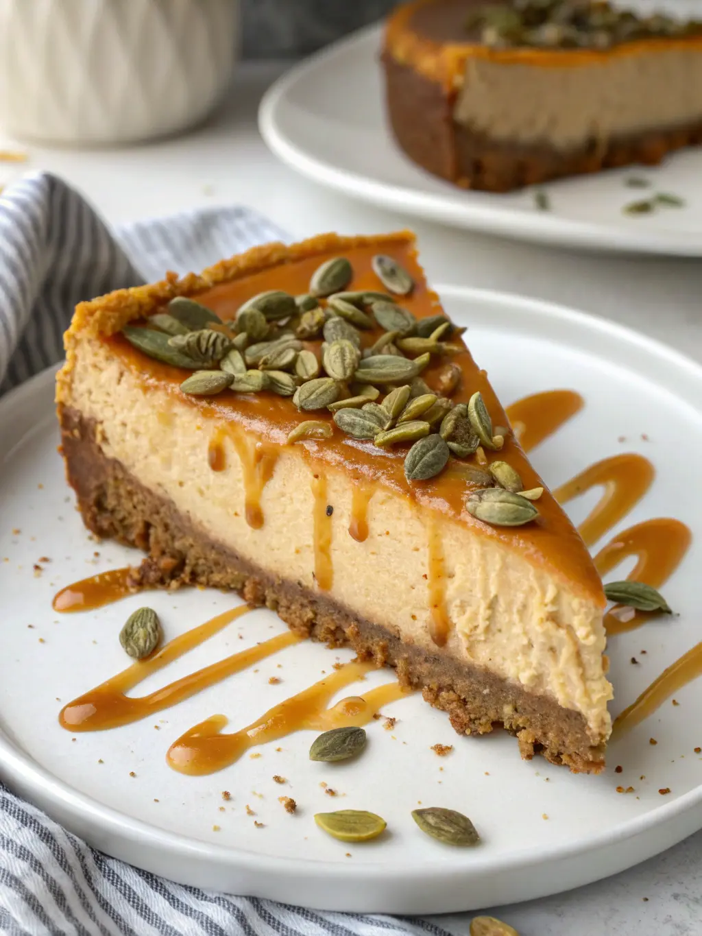 Pumpkin Caramel Cheesecake