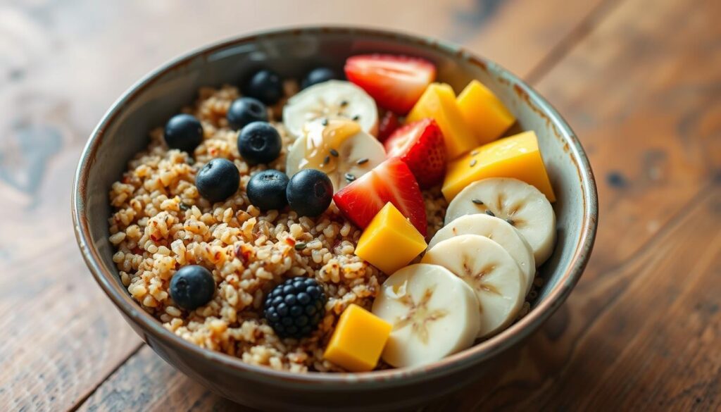 Quinoa breakfast bowl