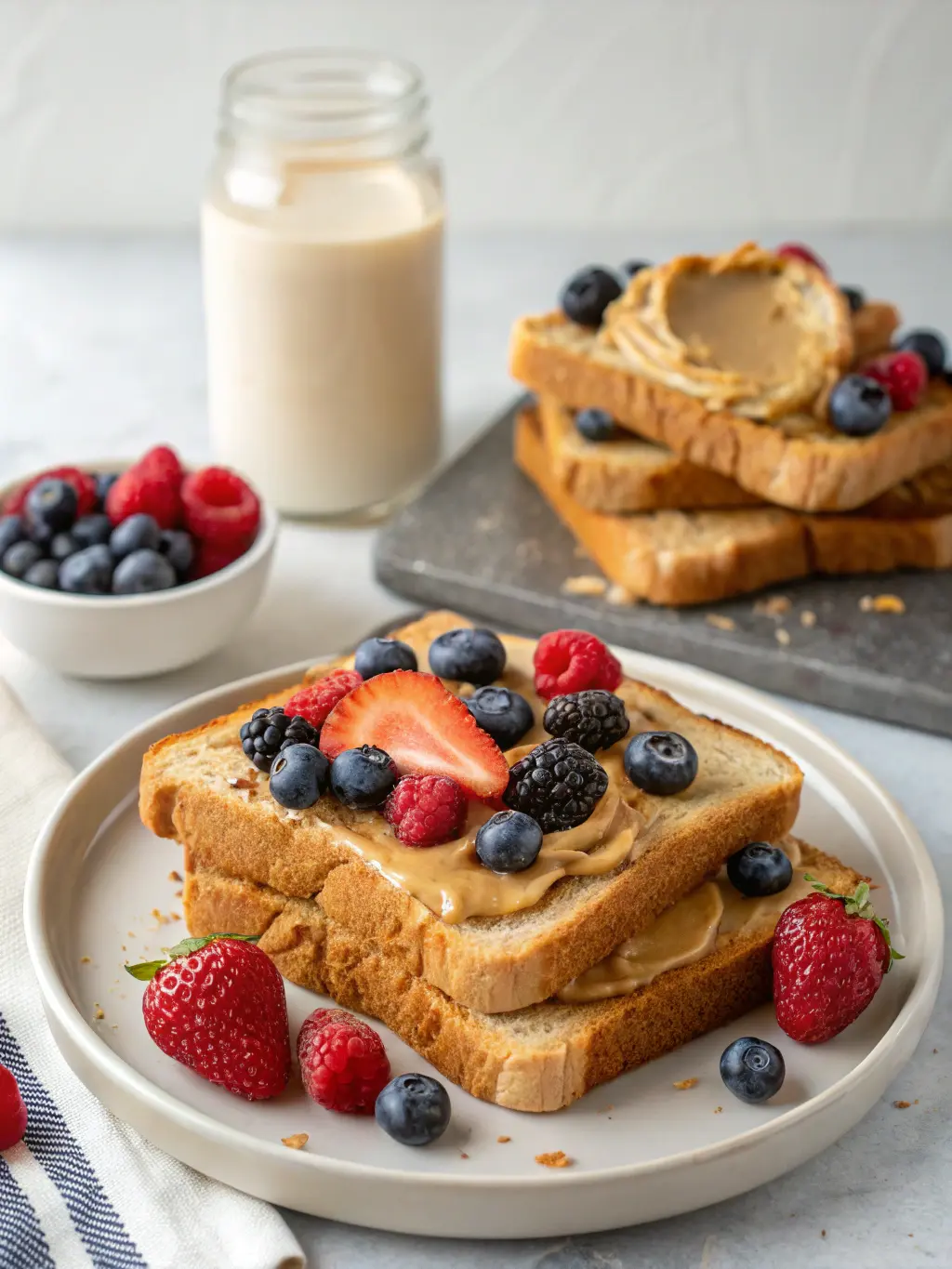 Why Peanut Butter Berry Toast Is The Best 10-Minute Snack