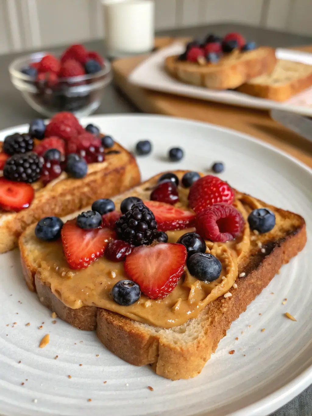 Why Peanut Butter Berry Toast Is The Best 10-Minute Snack