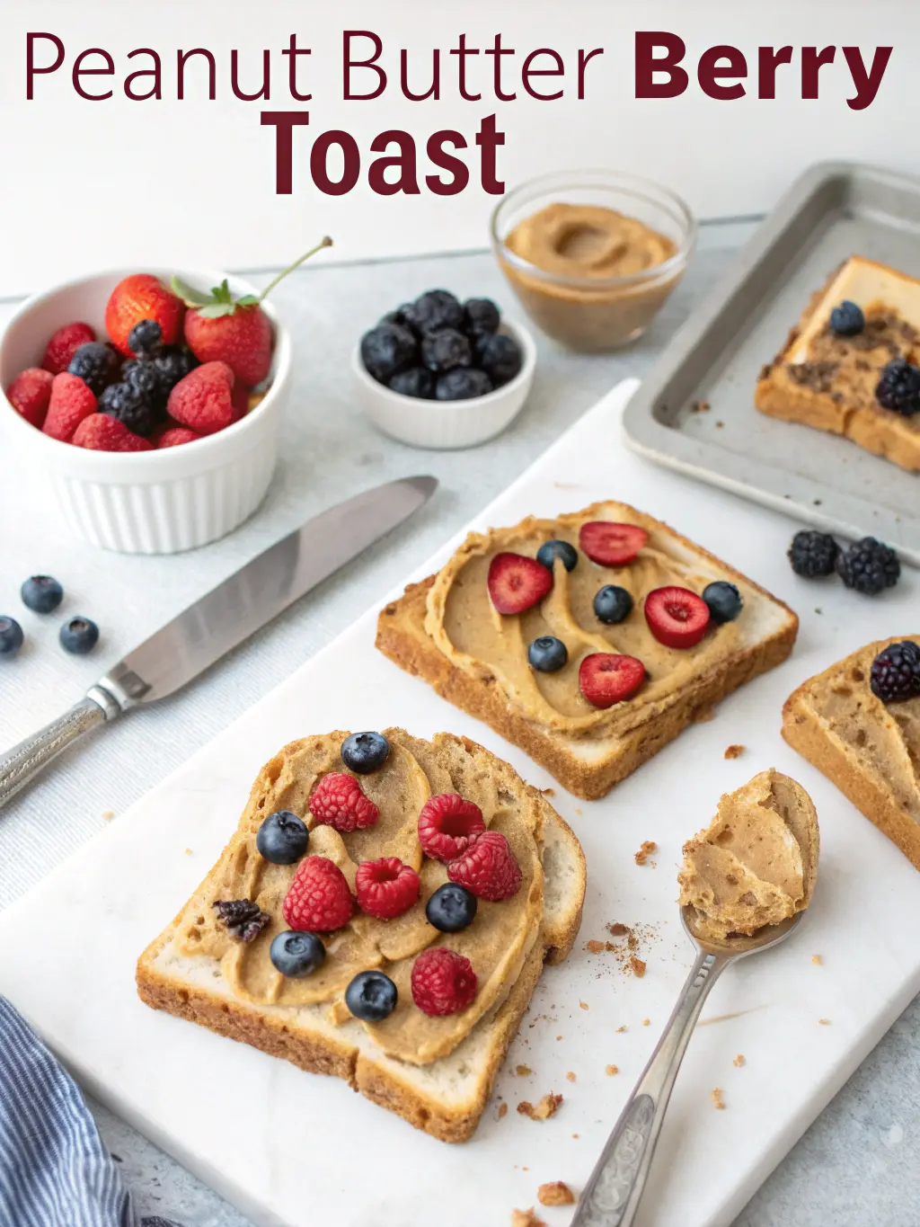 Why Peanut Butter Berry Toast Is The Best 10-Minute Snack