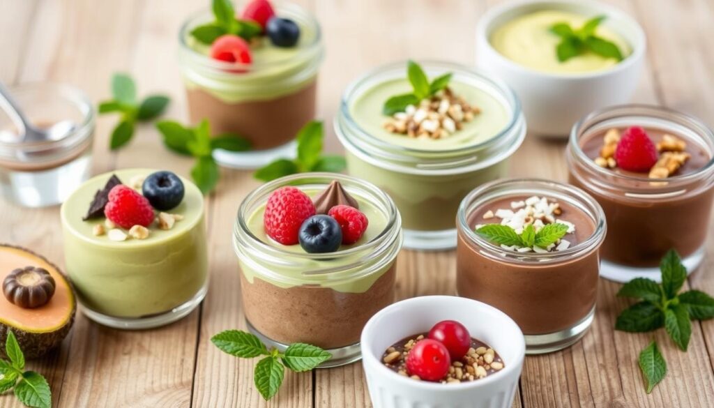 avocado chocolate mousse variations