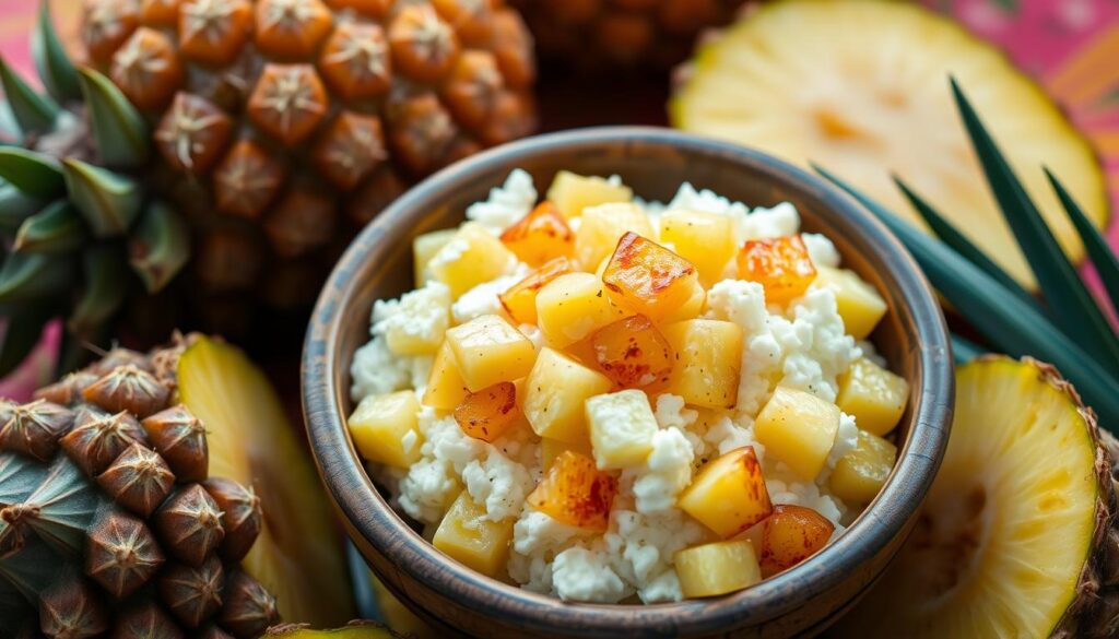 cottage cheese fruit combination