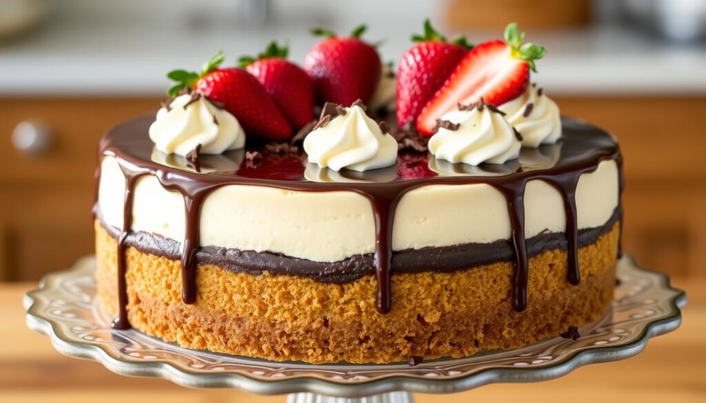 delicious Boston Cream Pie Cheesecake