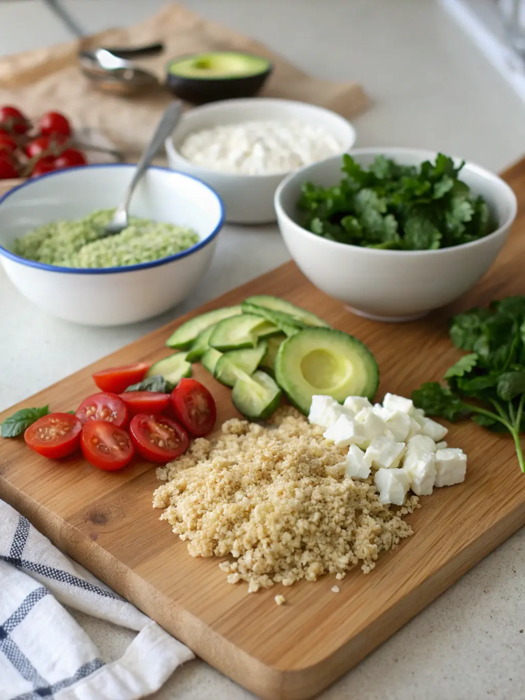 Quinoa Breakfast Bowl with Fruits ingridient